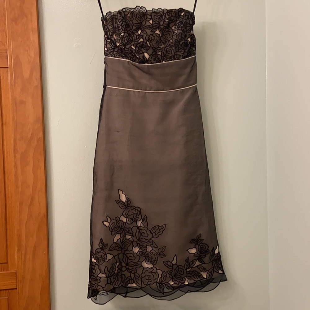 White House Black Market strapless dress!